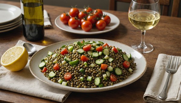 Quel vin parfait pour sublimer votre salade de lentilles ?